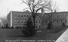 RPPC Dr. Salsbury's Laboratories CHARLES CITY, IOWA 1948 Vintage Photo Postcard picture