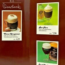 Vintage 1980s Café Cafe Overbeck Restaurant Menu Essen Germany #2 picture