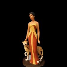 HOMCO 12246 Alexandria And The Cheetah 2004 Porcelain Figurine picture