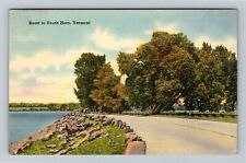 South Hero VT, View Road, Vermont c1940 Vintage Postcard picture