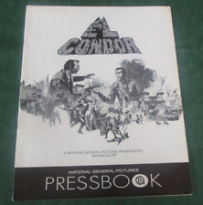 El Condor 1970 pressbook Jim Brown Lee Van Clee, Patrick O'Neal 20 pg 11x14