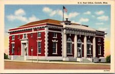 Linen Postcard U.S. Post Office in Corinth, Mississippi picture