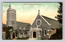 Ossining NY-New York, Trinity Church, Religion, Antique, Vintage c1909 Postcard picture