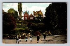 Cleveland OH-Ohio, Ambler Heights, Girls & Boys, Antique Vintage c1909 Postcard picture