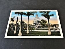 Fraternity Park-Havana, Cuba - Linen 1938 Postmarked Postcard. picture