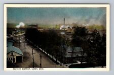 Carey OH-Ohio, Factory District, Antique, Vintage Postcard picture