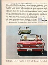 Vintage 1963 Color Advertisement 1964 Corvair Monza, 11