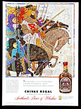 Chivas Regal Scotch Whisky Original 1958 Vintage Print Ad picture