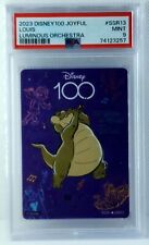Louis 2023 Disney 100 Card Fun Joyful Purple Luminous Orchestra D100-SSR21 PSA 9 picture