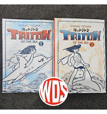 Manga Triton Of The Sea by Osamu Tezuka Volume 1&2 English Version Comic picture