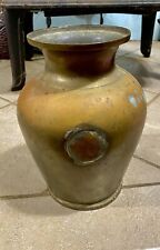 Antique Brass Copper Urn Vintage Brass Copper Urn picture