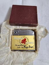 Vintage Kay-Cee Advertising Flat Lighter Brunswick Bowling With Box. NEW. RARE picture