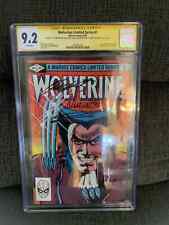 Wolverine Limited Series #1 1982, CGC 9.2 SS 3x signed picture