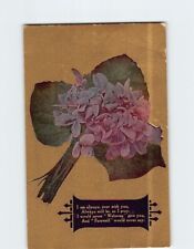 Postcard Bouquet of Flowers Art/Text Print picture