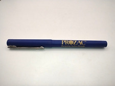 PROZAC FLUOXETINE HCL Pharmaceutical Drug Rep Pen Vintage Blue BIC USA Made picture