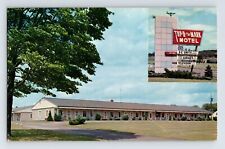 Postcard Ohio Canton OH Top O-The-Mark Motel 1960s Unposted Chrome picture