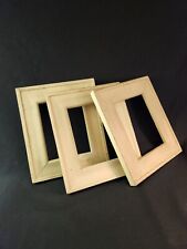 3 Vintage Picture Frames Painted Wood picture