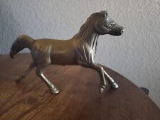 Vintage brass horse statue figurine standing  picture