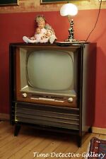 Vintage 1959 Philips Lenardo Fernseher Television Set - Color Photo Print picture