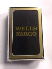 Wells Fargo Sealed Deck Gemaco Bridge Playing Cards Vintage Bank Advertising  picture