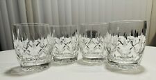(4) Waterford Crystal Westhampton Double Old Fashioned Glasses Seahorse Stamp picture