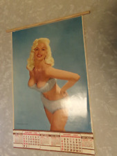 Vintage 1959 Jayne Mansfield Pinup Girl Calendar / Complete picture