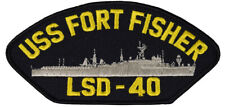USS FORT FISHER LSD-40 SHIP PATCH - GREAT COLOR - Veteran Owned Business picture