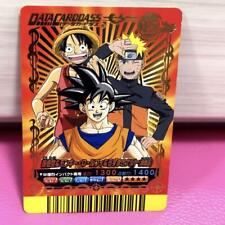 Son Goku Monkey D Luffy Naruto Uzumaki V Jump 15Th Commemorative Card japan picture