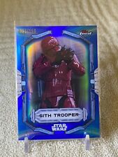 2022 Finest Star Wars Blue Refractor /150 #84 Sith Trooper picture