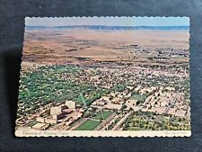Postcard WY Laramie University Of Wyoming Campus Birds Eye Aerial View picture