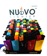 50 x Neon Electronic Disposable Lighters Adjustable Flame (50) Display picture