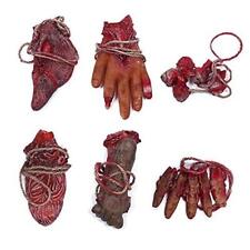  Halloween Fake Bloody Severed Hands Feet Broken Body Parts for Haunted Red picture