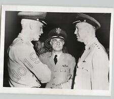 5th AIR FORCE Command EVEREST, WEYLAND, & PARTRIDGE In TOKYO 1951 Press Photo picture