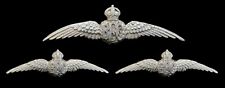 Royal Flying Corps Dress Badge & Collars Hallmarked Silver picture