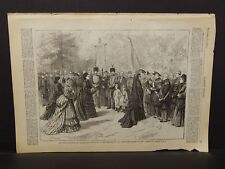 Harper's Weekly 1 Pg The Fete Napoleon Chiselhurst Engraving 1873 B15#66 picture