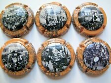 Series of 6 Champagne Capsules SONNET - GILLOT, 1 to 6 Champagne Festival 1921 picture