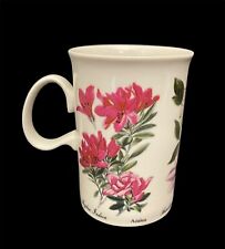 Dunoon Floral Azalea Clematis Peony Coffee Mug  Bone China Scotland Replacement picture