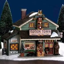 Dept 56 Snow Village TOTEM TOWN SOUVENIR SHOP 55053 In Box Retired Tested Works  picture