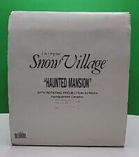Department 56 - Haunted Mansion With Lighted Rotating Projection Screen - 54935 picture