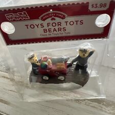 Holiday Time Toys for Tots Marines Bears Christmas Village 2015 picture