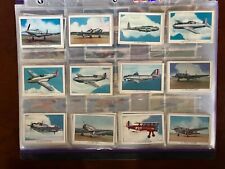 1940s Tobacco Cards Wings (No Series) Complete 50 Cards picture