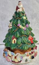 Spode Christmas Tree Village Musical Rotating Bottom Centerpiece - 10