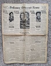 November 9, 1940 Crescent-News, Defiance Ohio picture