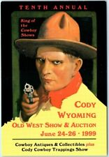 Postcard - Tenth Annual Old West Show & Auction - Cody, Wyoming picture