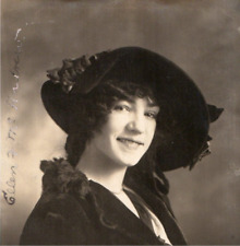Postcard Portrait Of Beautiful Young Lady With Bonnet [ab] picture