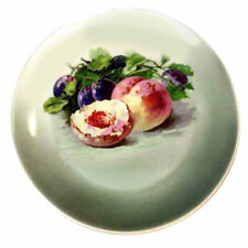 Vintage Z S & Co Bavaria Salad Lunch Plate, Grapes & Peaches, 7-3/4