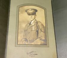 Rare Antique Pre WWII Big Red One 18th Regiment US Soldier Cabinet Photo C.1930s picture