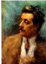 Postcard Portrait Giacomo Puccini, Arturo Rietti, Teatro Alla Scala Milan, Italy picture