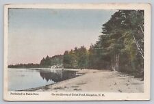 Kingston New Hampshire, Great Pond Shores, Vintage Postcard picture