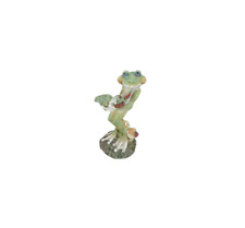 Figurine Toad Musician Statuette Decorative Home Decor Figurines Gift Souvenir picture